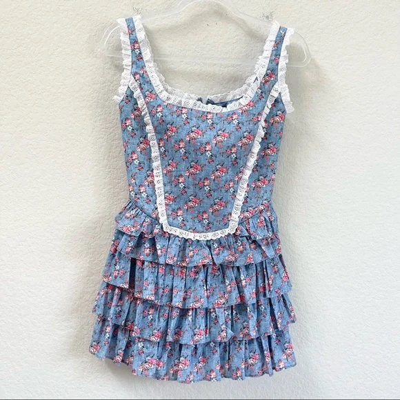 New Arrivals Violet in Villa Rosmarino Mini Dress